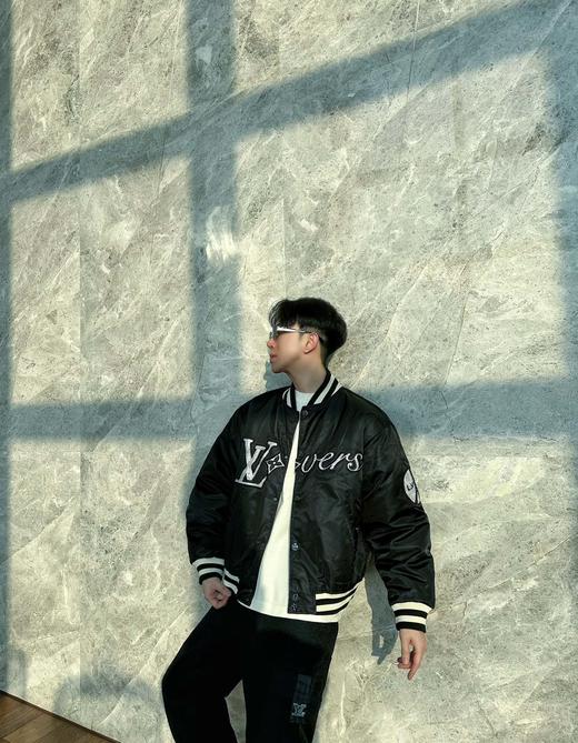 驴家 重磅烫钻💎章仔棉服（JN） 商品图1