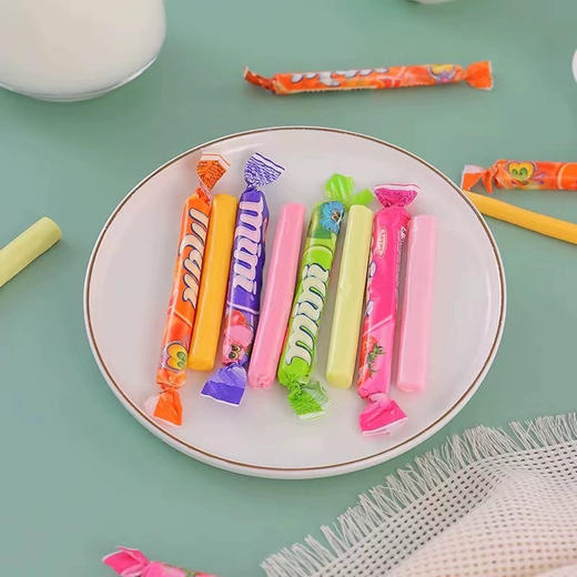 土耳其进口爱比可迷你奶条形糖果混合水果味700g 商品图3