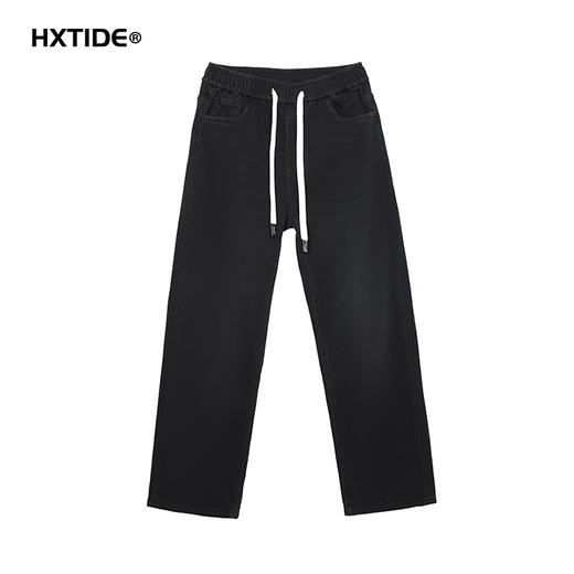 【新品上新】HX 秋冬季水洗直筒牛仔长裤加绒C201440008101 商品图5