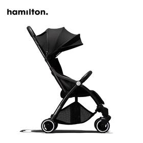 【童车样品清仓】4楼Eubelle欧蓓 Hamilton/汉弥尔敦 X1婴儿推车 轻便折叠伞车 宝宝可坐躺 黑色 吊牌价：2699元 活动价：809元