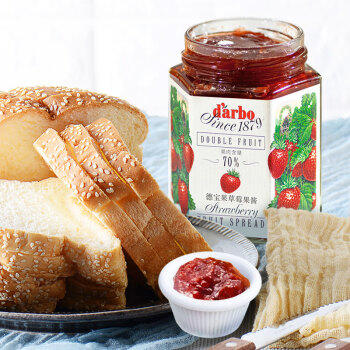 德宝果 草莓果酱200g/瓶 早餐下午茶面包酸奶完美搭配 奥地利进口 /粮油调味 /调味品 /西式酱料 商品图1