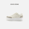 COCO ZONE 冬季高级感撞色厚底系带休闲鞋CC2D3184 商品缩略图0