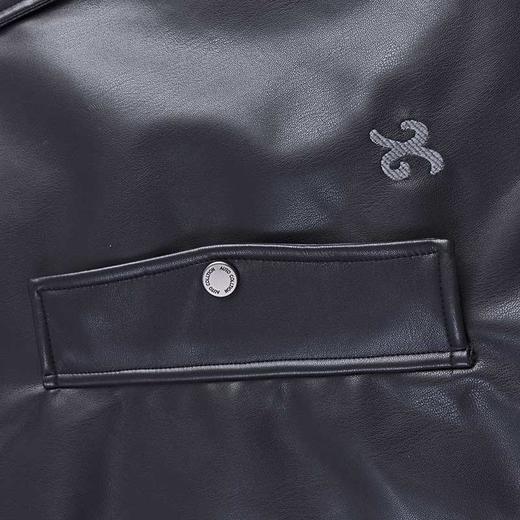 【新品上新】HX 冬季短款翻领皮羽绒服90绒Z100440040101 商品图11