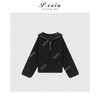 PanYiXiu/潘依绣摇粒绒半拉链韩系休闲风连帽卫衣 SH1629 商品缩略图1