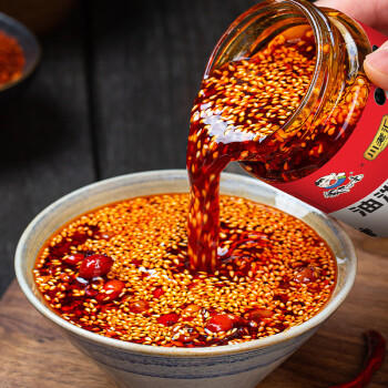 饭扫光辣椒酱 剁椒酱205g 下饭菜榨菜  香辣咸菜泡菜 拌饭拌面调味料 /粮油调味 /调味品 /中式酱料 商品图5