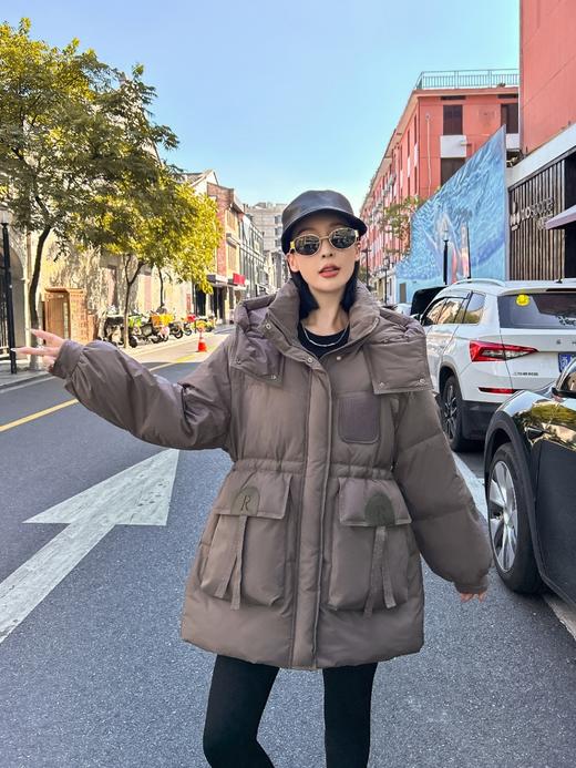 长裤厚羽绒HJ6R09-漆黑、玄天 商品图3