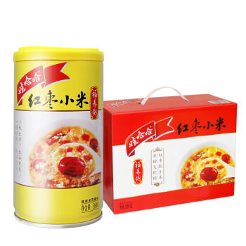 娃哈哈红枣小米福养粥礼盒360g*12罐八宝粥营养早餐速食粥整箱装礼盒装  /粮油调味 /方便食品 /速食粥 商品图1