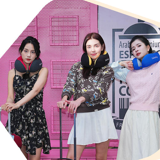 Feliztrip斐利斯 慢弹记忆棉U枕搭飞机高铁午睡神器防菌网纱可拆洗外套 TR-P218 商品图4