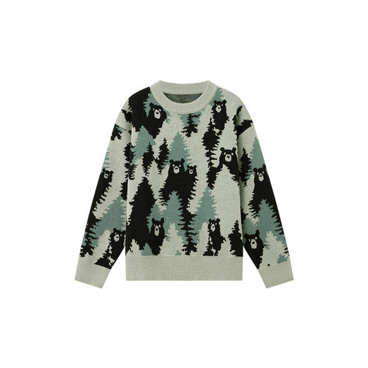 【团购价76.9-86.9】多多家男童毛衣加厚针织衫儿童冬装秋冬款2024新款中大童小熊上衣9787 商品图4