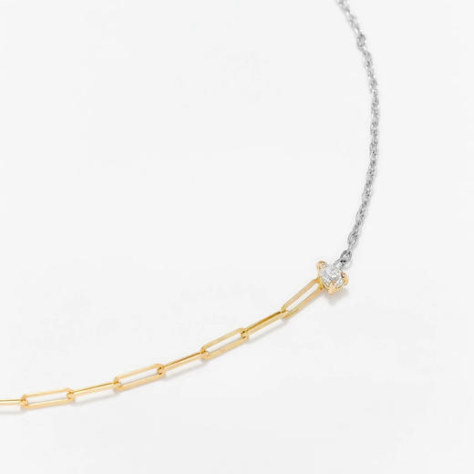 订购8周到｜Yvonne Leon-diamant poire pm 2 ors-独立之光 双色金 梨形钻 手链［法国设计师］ 商品图2