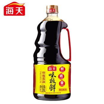 海天 生抽酱油味极鲜1.28L【特级酱油】味极鲜系列 炒菜凉拌点蘸 /粮油调味 /调味品 /酱油 商品图2