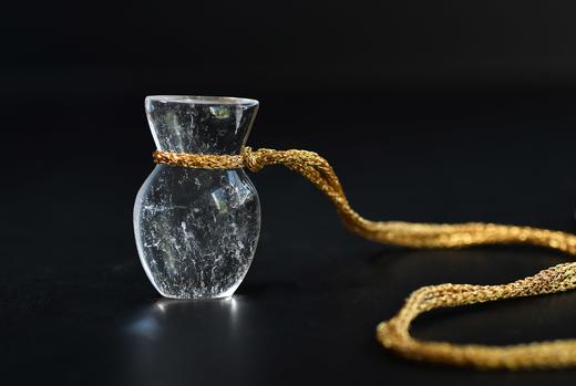 白水晶花瓶项链 商品图1