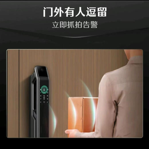 德施曼德施曼Q3FVPRO小嘀人脸掌静脉识别家用防盗门大屏可视对讲密码锁 商品图4