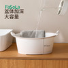 FaSoLa塑料脸盆家用双耳手提盆加厚洗菜盆大号洗衣盆学生宿舍洗脸盆 商品缩略图5