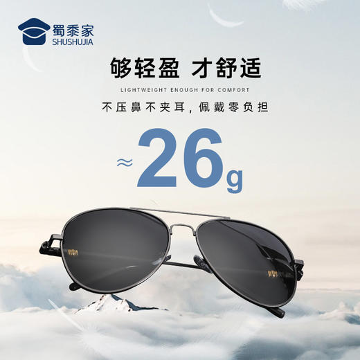 【夏季款变色镜】户外防护太阳墨镜 男女车用偏光护眼镜 商品图6