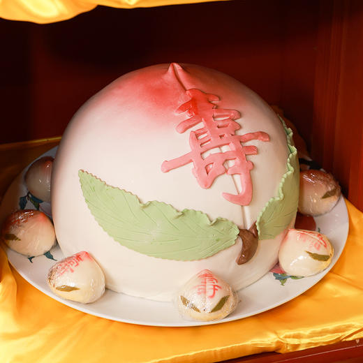 御茶膳房庆典寿桃之【天下一桃从】老人生日祝寿礼品过寿蛋糕点心 商品图1