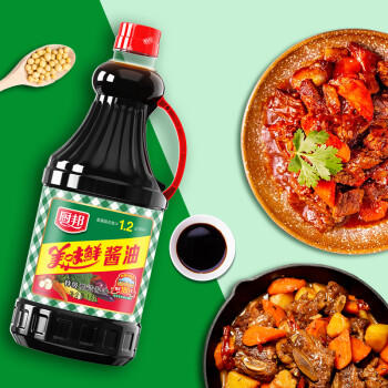 厨邦酱油 美味鲜系列 生抽 酱油 【特级黄豆酱油】760ml 酿造酱油调料 /粮油调味 /调味品 /酱油 商品图1