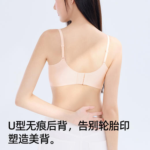 【聚拢调整】熳洁儿 小胸聚拢显大文胸舒适无钢圈无痕高颜值浪漫蕾丝24261508 商品图8