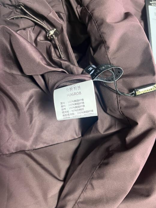 长款厚羽绒HJ6R08-漆黑、霁红 商品图5