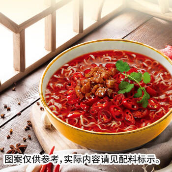 统一 巧面馆油泼辣子酸汤面 110g袋面*5袋 五连包新老包装随机发货 /粮油调味 /方便食品 /方便面 商品图3