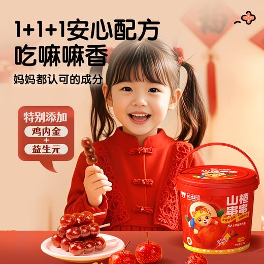 花田熊六物山楂棒棒糖串串糖葫芦儿童零食山楂糕果糕条干开味fs 商品图2