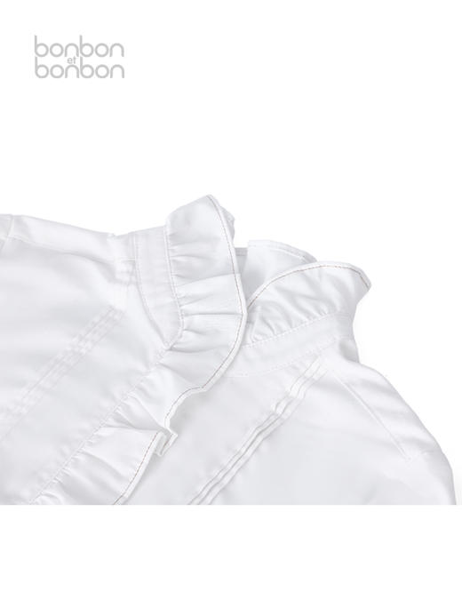 纯白细节上衣 商品图2