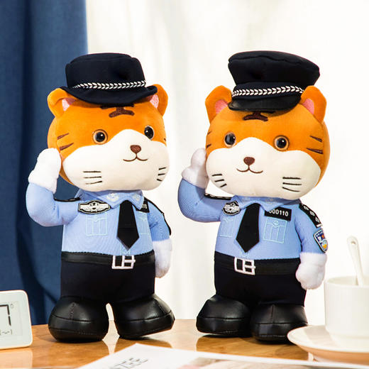 【虎子虎妞（可定制）】定制萌虎毛绒玩偶礼品礼物 可爱公仔布娃娃 商品图0