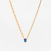 订购8周到｜Yvonne Leon-saphir bleu pm or jaune-独立之光 蓝宝石 椭圆形 项链［法国设计师］ 商品缩略图1