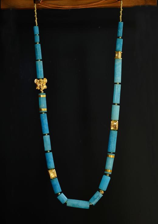 天河石管饕餮项链 商品图1