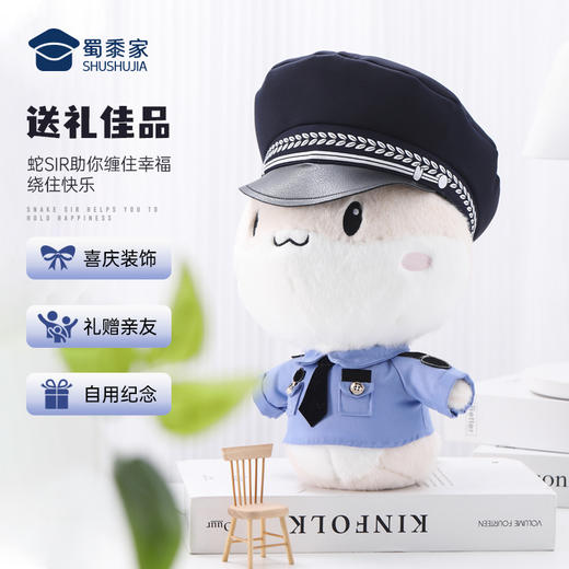 【蛇Sir（可定制）】毛绒公仔玩具儿童毛绒玩偶布娃娃蛇年送礼礼品礼物 商品图4