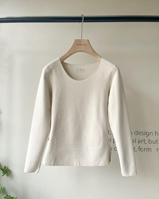 现货 THS 12.16-无 lap家 女士护宫发热保暖修身保暖内衣套装3色 BP218 商品图4