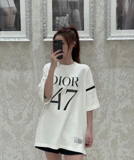 D家 47号印花拼袖T恤（JN） 商品图0