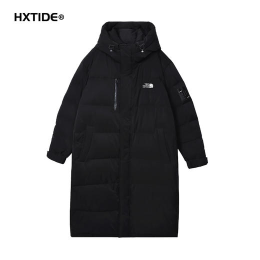 【新品上新】HX 冬季长款带帽羽绒服S100444137101/02 商品图0