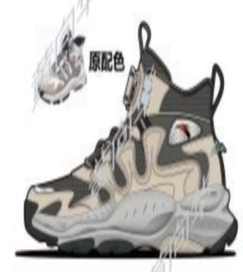 安踏儿童大棉鞋2024冬款男女大童皮面加毛保暖运动棉鞋312516903 商品图3