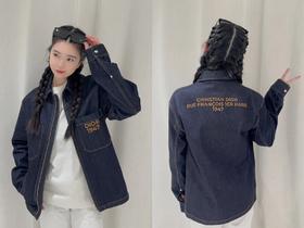 D家 1947拉链牛仔夹克外套（JN）