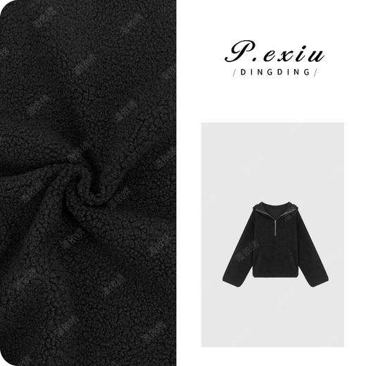 PanYiXiu/潘依绣摇粒绒半拉链韩系休闲风连帽卫衣 SH1629 商品图0