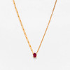 订购8周到｜Yvonne Leon-rubis pm or jaune-独立之光 红宝石 椭圆形 项链［法国设计师］ 商品缩略图0
