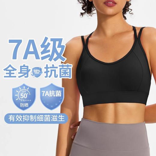 【147元任选3件】跃牌【蚂蚁运动】系列 运动内衣女防震聚拢跑步性感美背瑜伽背心X1372（活动产品，收货7天内支持退换） 商品图2