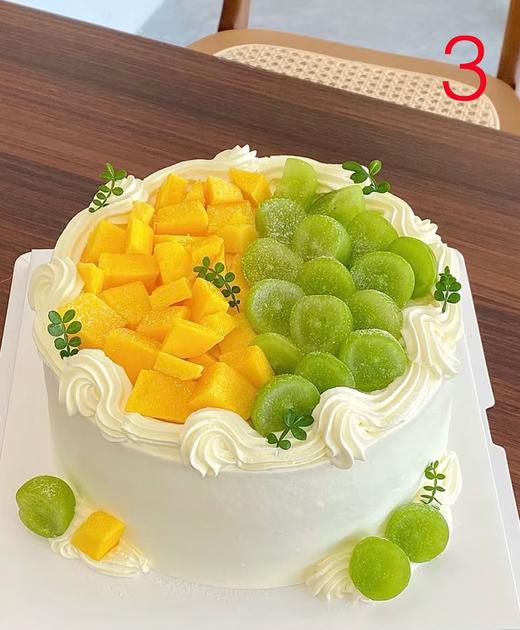 简约水果系列—鲜果奶油生日蛋糕 4选1 商品图3