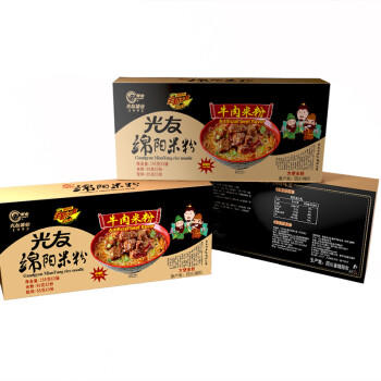 光友绵阳米粉牛肉米线礼盒装低Gi食品特产155g*3袋减脂减肥即食早餐 /粮油调味 /方便食品 /特色米粉/米线 商品图4