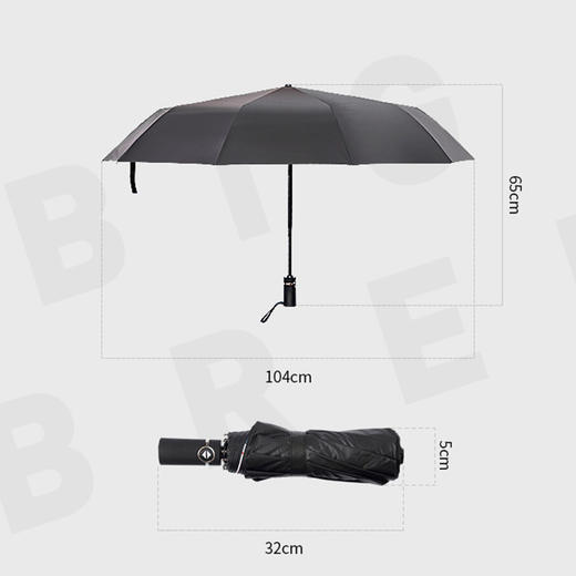 【我心飘扬自动伞】文创元素伞全自动折叠两用晴雨伞抗紫外线，荷叶拒水，强抗风 商品图2