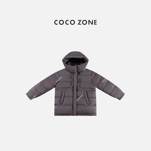 COCO ZONE 冬季90白鹅绒高级感连帽羽绒服CC2D2918 商品图1