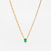 北京仓｜Yvonne Leon-émeraude pm or jaune-独立之光 祖母绿 椭圆形 项链［法国设计师］ 商品缩略图0