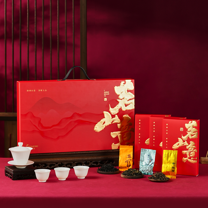 【万事亨通】去寻 微信会员专享  金骏眉 正山小种 铁观音（清香型） 核心原产 礼盒装 过年送礼必备 净含量216g