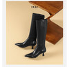 westory2024年秋冬新款优雅风细高跟百搭时装高靴W24DQ84421 商品缩略图5