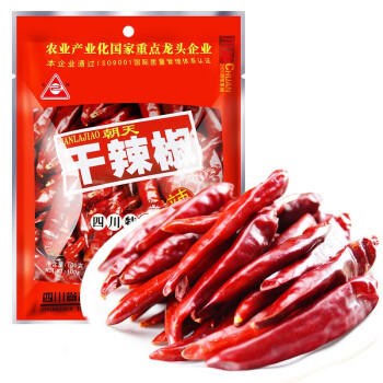 川珍干辣椒100g袋装香辣朝天红辣椒干货四川火锅调味料干锅底料香辛料 /粮油调味 /调味品 /基础香辛料 商品图0