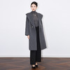 【高货wl】全新升级【铂金会员763/天猫1039/差价276】(03341) 洛诗琳慵懒简约时尚风大翻领纯羊毛双面呢宽松过膝大衣 商品缩略图0