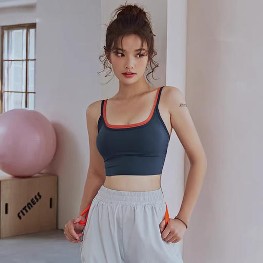 【147元任选3件】跃牌【蚂蚁运动】系列 运动内衣女防震聚拢跑步定型瑜伽背心X1319（活动产品，收货7天内支持退换） 商品图1