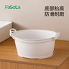 FaSoLa塑料脸盆家用双耳手提盆加厚洗菜盆大号洗衣盆学生宿舍洗脸盆 商品缩略图4