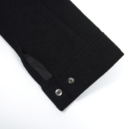 【断码清仓】HX 秋冬季翻领毛呢茄克衫Y105440012101 商品图7